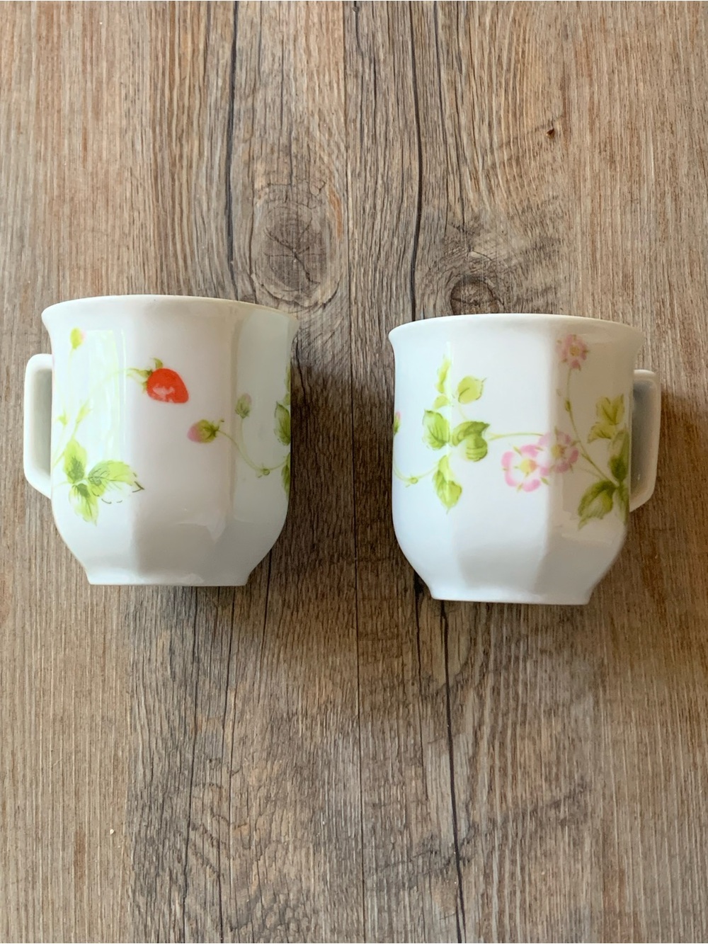 PICK ANY 3 ITEMS FOR $20 - Two Vintage Strawberry Fields Mugs